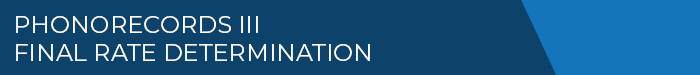 Banner Wide - Phono III Final Rate Determination