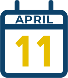 April 11 Calendar Icon