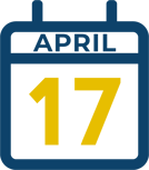 April 17 Calendar Icon