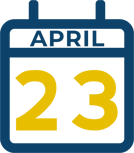 April 23 Calendar Icon