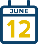June 12 Calendar Icon