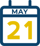 May 21 Calendar Icon