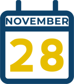November 28 Calendar Icon