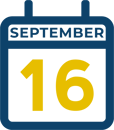 September 16 Calendar Icon