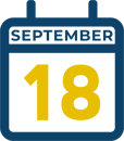 September 18 Calendar Icon