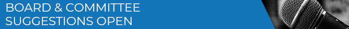 Banner Medium - BOARD & COMMITTEE SUGGESTIONS OPEN