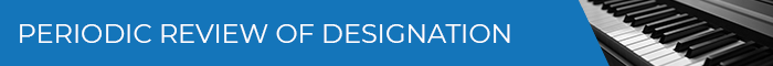 Banner Medium - Periodic Review of Designation