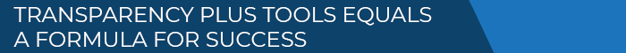 QN Banner - Transparency Plus Tools Equals a Formula for Success